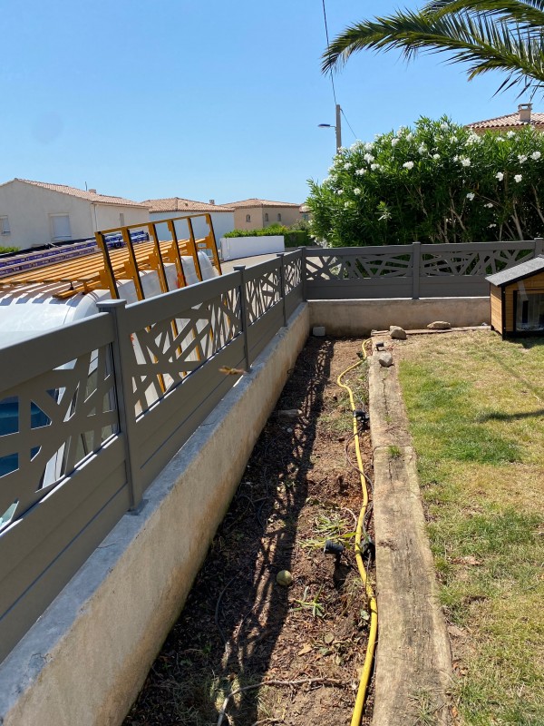 garde corps, clôture sur Carry le Rouet