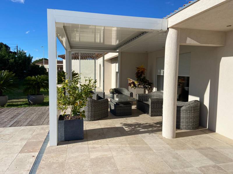 pose pergola bioclimatique à Fos sur mer