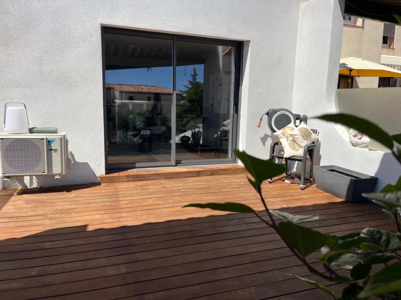 Galandage sur Sausset les pins en vue extérieur 