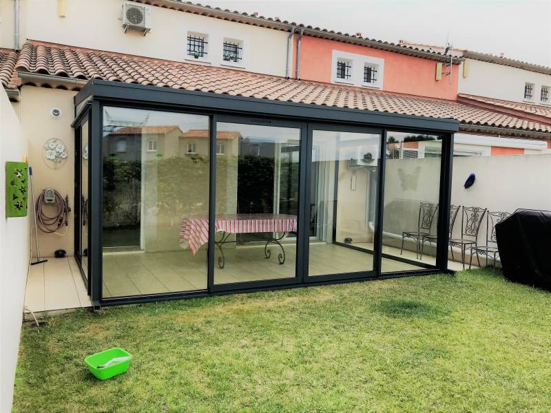 véranda pièces vivre fos sur mer