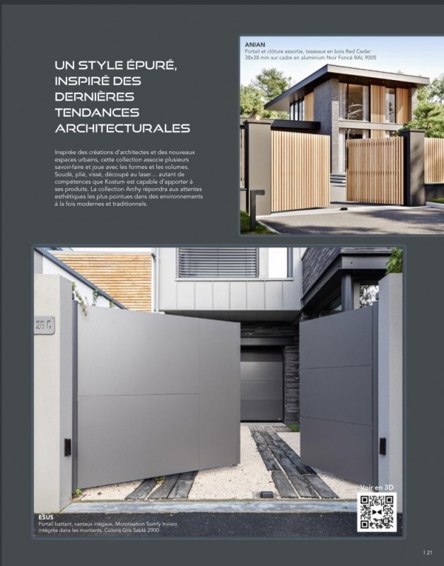 Les différentes collection KOSTUM 