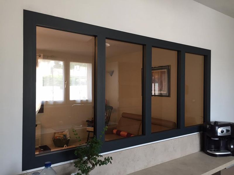 Verrière en aluminium sur Marignane