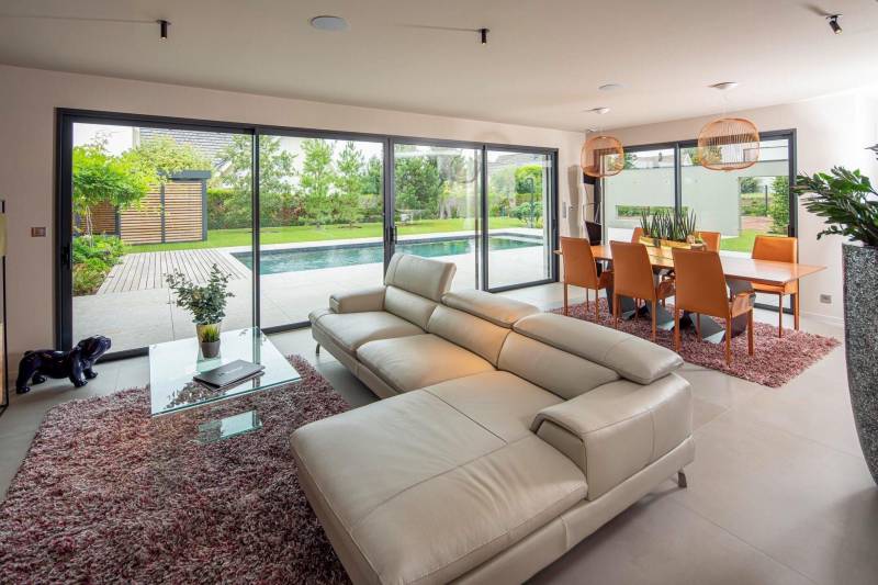 Porte vitrée K line à Istres